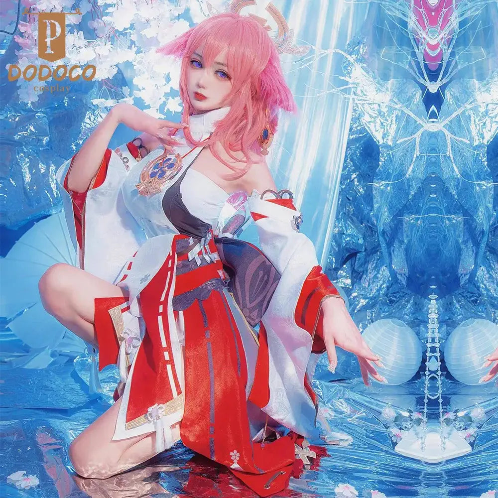 Dodoco-P Genshin Impact Cosplay YAE MIKO Costume