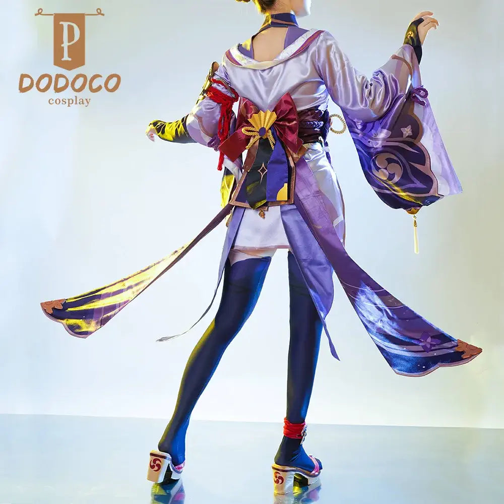 Dodoco -P Genshin Impact Cosplay Raiden-kostuum