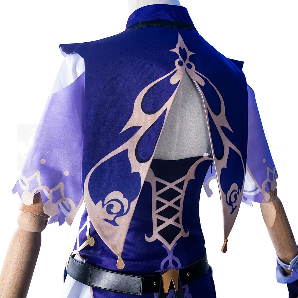 Dodoco-S Genshin Impact Cosplay  LISA Purple Rose Costume