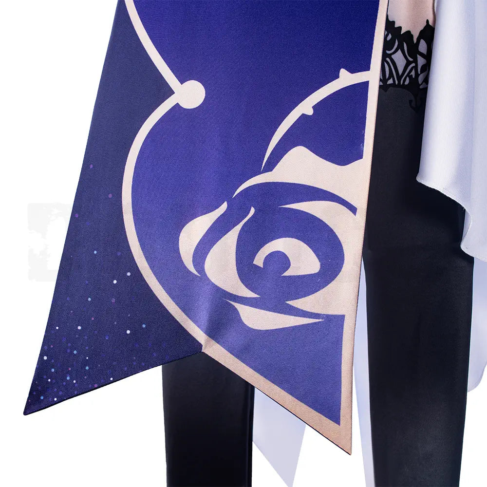 Dodoco-S Genshin Impact Cosplay  LISA Purple Rose Costume