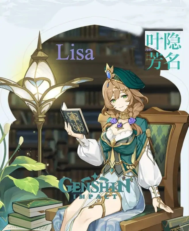 Genshin Impact Cosplay  LISA Costume (Green ) Dodococos
