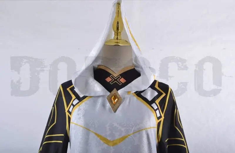 Genshin Impact Cosplay  ZHONGLI Costume In White Dodococos