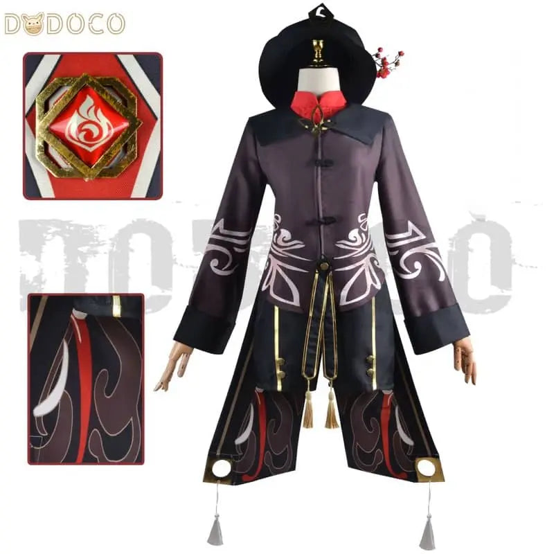 Genshin Impact Cosplay Hutao Costume Dodococos