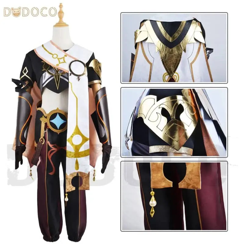 Genshin Impact Cosplay Traveler AETHER Costume Dodococos