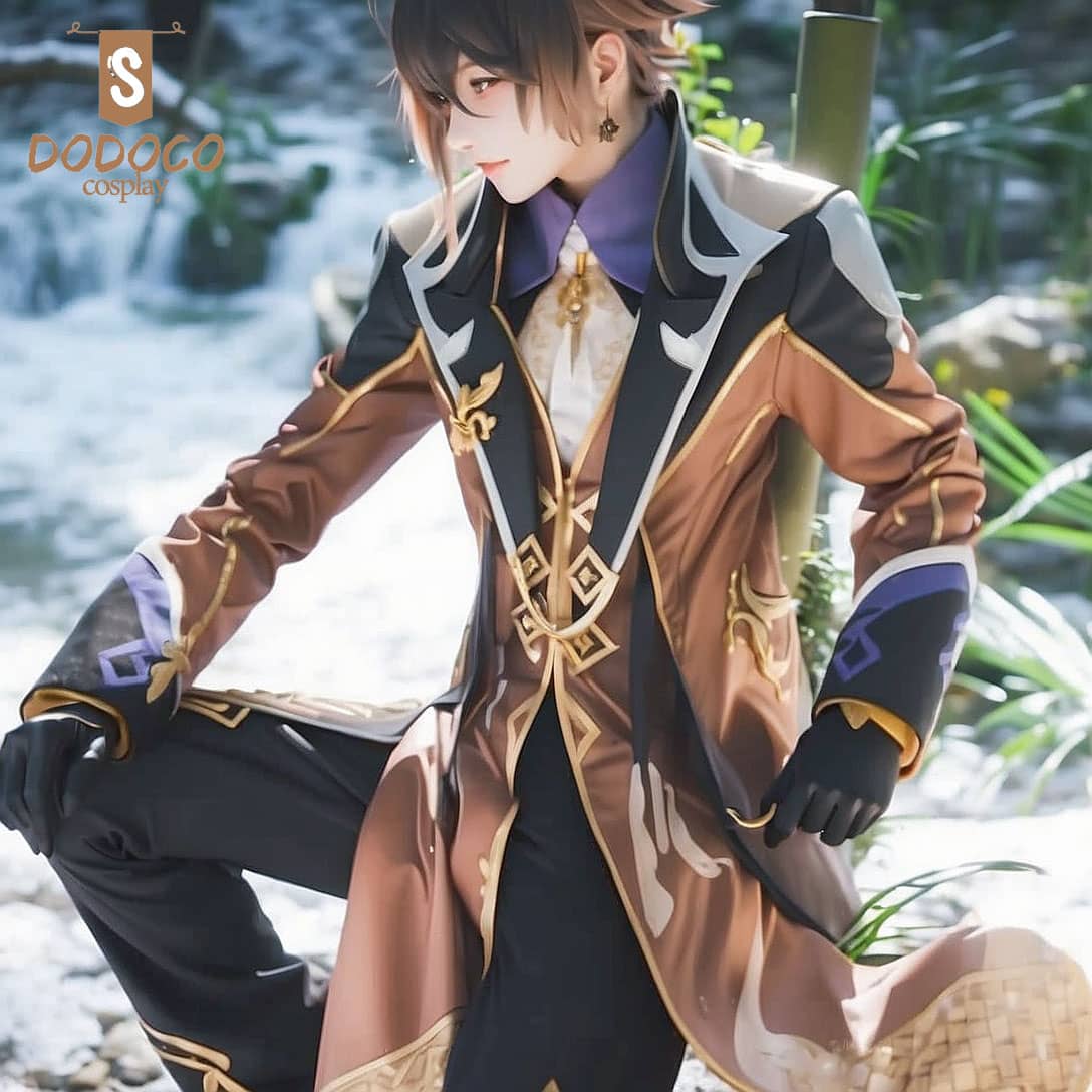 Dodoco-S Genshin Impact Cosplay  ZHONGLI Costume Dodococos