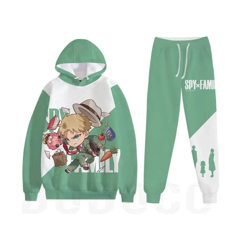 Spy x Familiy  Long Sleeve Hoodie with pant Dodococos