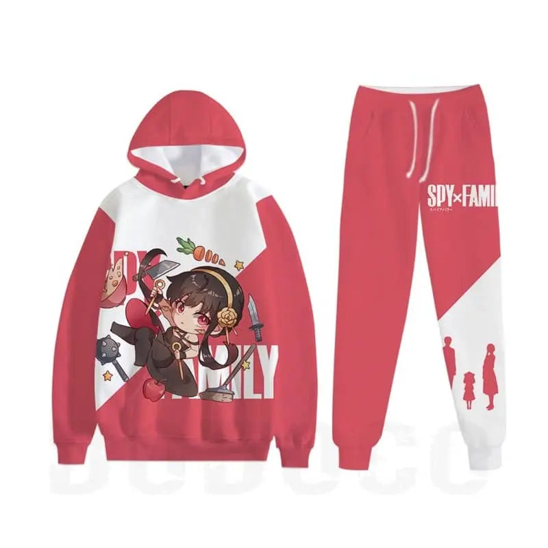 Spy x Familiy  Long Sleeve Hoodie with pant Dodococos