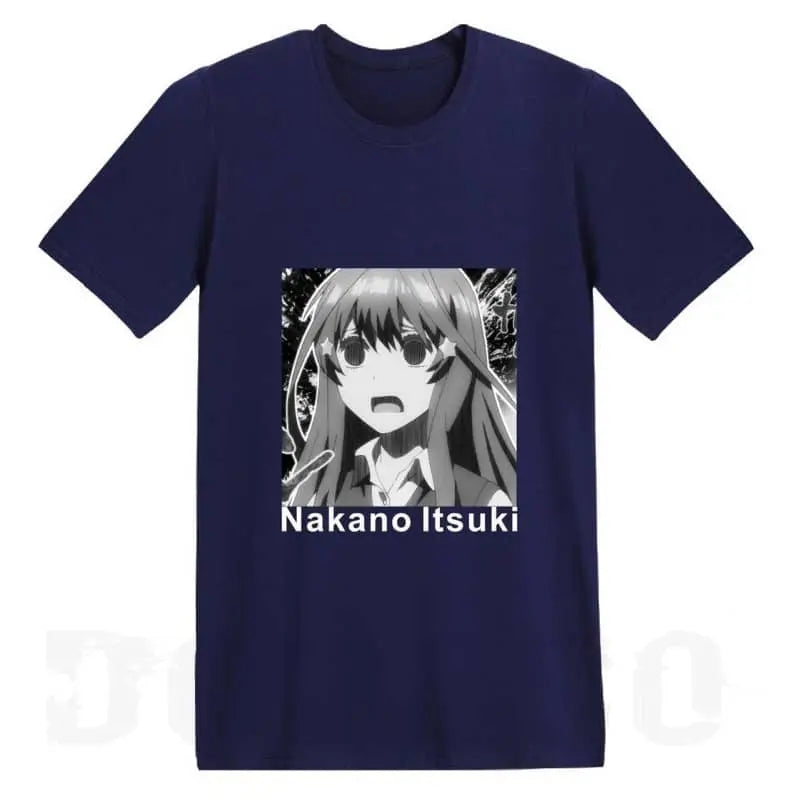 The Quintessential Quintuplets(Five Equal Brides) Short Sleeve T-shirt (Nakano Itsuki) Dodococos