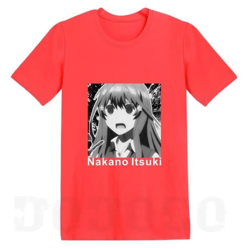 The Quintessential Quintuplets(Five Equal Brides) Short Sleeve T-shirt (Nakano Itsuki) Dodococos