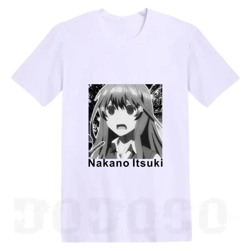 The Quintessential Quintuplets(Five Equal Brides) Short Sleeve T-shirt (Nakano Itsuki) Dodococos